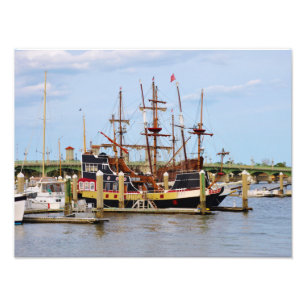 Saint Augustine Florida Pirate Foto Print