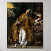 Saint Augustine Hippo - Philippe de Champaigne Poster (Vorne)