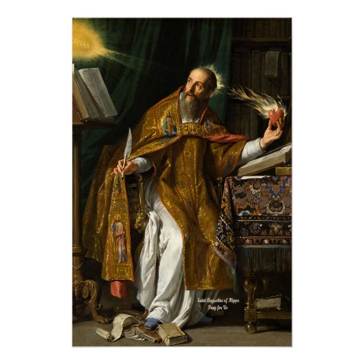 Saint Augustine of Hippo Poster (Vorderseite)
