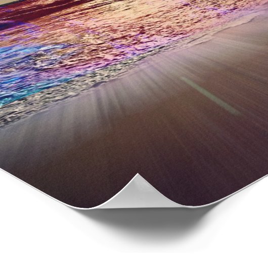 Saint Augustine Sunset Beach Poster (Ecke)