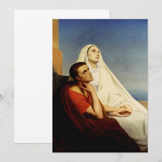Saint Augustine und Saint Monica Einladung (Vorne/Hinten)