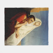 Saint Augustine und Saint Monica Fleecedecke (Vorderseite (Horizontal))