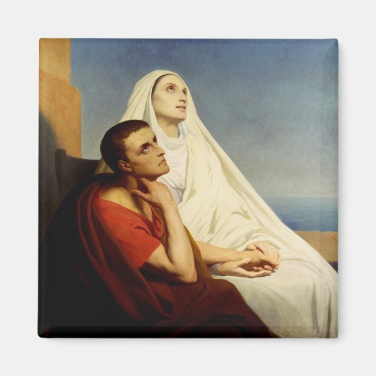 Saint Augustine und Saint Monica Magnet (Vorne)