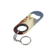 Saint Augustine und Saint Monica Mini Flaschenöffner (Rückseite Schrägansicht)