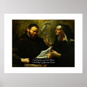Saint Augustine und Saint Monica Poster (Vorne)