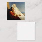 Saint Augustine und Saint Monica Quadratische Visitenkarte (Vorne/Hinten)