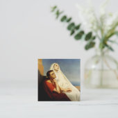 Saint Augustine und Saint Monica Quadratische Visitenkarte (Stehend Vorderseite)