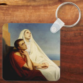 Saint Augustine und Saint Monica Schlüsselanhänger (Rückseite)