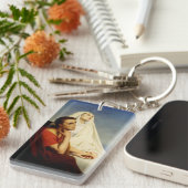 Saint Augustine und Saint Monica Schlüsselanhänger (Vorderseite rechts)