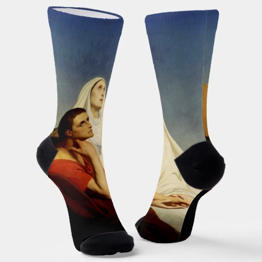 Saint Augustine und Saint Monica Socken (Gewinkelt)