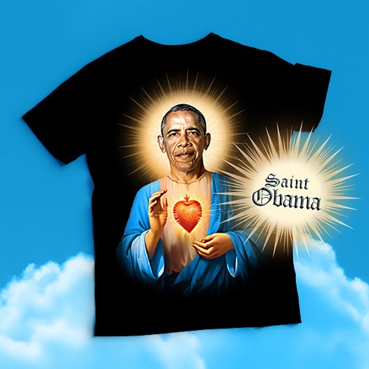Saint Barack Obama Gebet T-Shirt