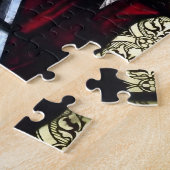 Saint Barbara gesteinigtes Glasfenster Puzzle (Seite)