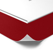 Saint Barbara Hartglas-Fenster drucken Poster (Ecke)