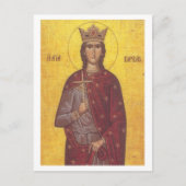 Saint Barbara Icon Postkarte (Vorderseite)