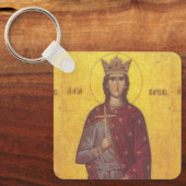 Saint Barbara Icon Schlüsselanhänger (Vorderseite)