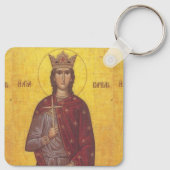 Saint Barbara Icon Schlüsselanhänger (Rückseite)