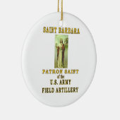 SAINT BARBARA KERAMIK ORNAMENT (Rechts)