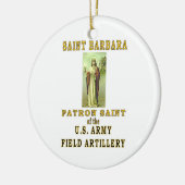 SAINT BARBARA KERAMIK ORNAMENT (Links)