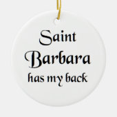 saint barbara keramik ornament (Vorne)