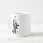 Saint Barbara mit Chalier und Kanone Tasse (Vorderseite Links)