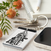 Saint Barbara mit Kalice und Kanone Schlüsselanhänger (Vorderseite rechts)