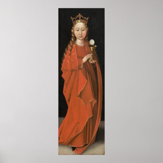 Saint Barbara - Starck Triptych Fine Art Poster (Vorne)
