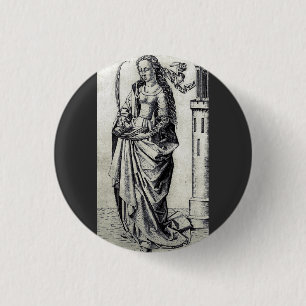 Saint Barbara und ihr Turm Button