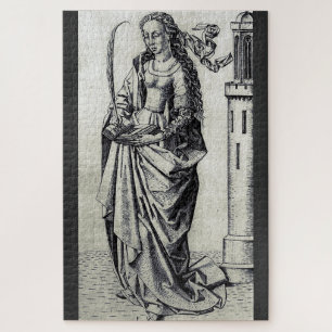 Saint Barbara und ihr Turm Puzzle