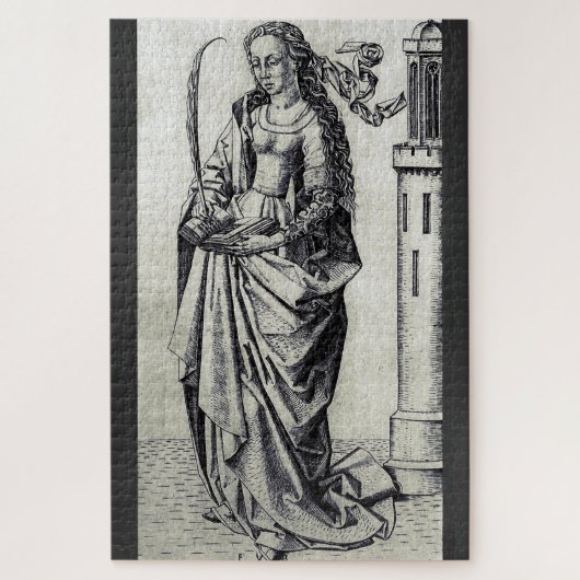 Saint Barbara und ihr Turm Puzzle (Vertikal)