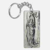 Saint Barbara und ihr Turm Schlüsselanhänger (Vorderseite links)