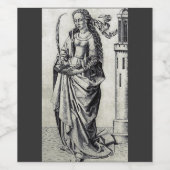 Saint Barbara und ihr Turm Weinetikett (Einzelnes Label)