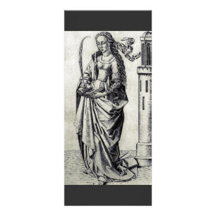 Saint Barbara und ihr Turm Werbekarte