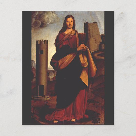 Saint Barbara von Giovanni Antonio Bolschleto (Vorderseite)