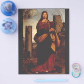 Saint Barbara von Giovanni Antonio Bolschleto Flyer (Einzeln)