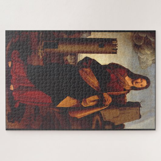 Saint Barbara von Giovanni Antonio Bolschleto Puzzle (Horizontal)