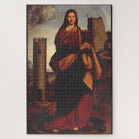 Saint Barbara von Giovanni Antonio Bolschleto Puzzle (Vertikal)