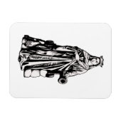 Saint Barbara with chalice and cannon Magnet (Horizontal)