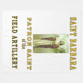 SAINT BARBRA FLEECEDECKE (Vorderseite (Horizontal))