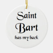 saint bart keramik ornament (Vorne)