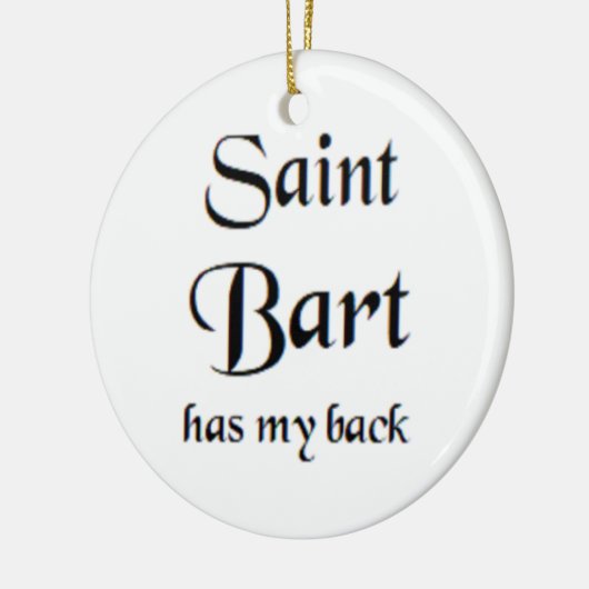 saint bart keramik ornament (Links)