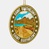 Saint Barthélemy Keramik Ornament (Rechts)