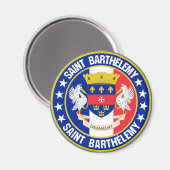 Saint Barthélemy Magnet (Vorderseite/Rückseite)