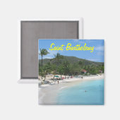 Saint Barthelemy-Magnet Magnet (Vorderseite/Rückseite)