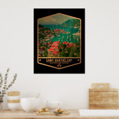 Saint Barthélemy Poster (Küche)