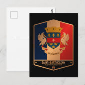 Saint Barthélemy Postkarte (Vorne/Hinten)