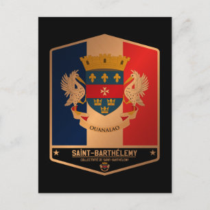 Saint Barthélemy Postkarte