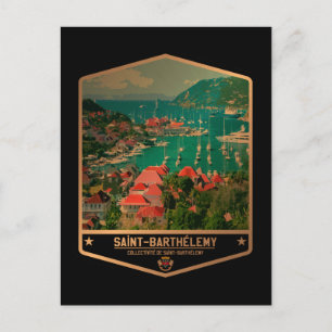 Saint Barthélemy Postkarte