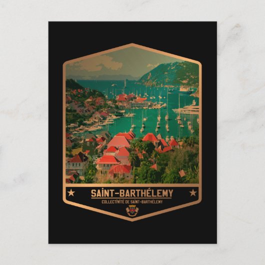 Saint Barthélemy Postkarte (Vorderseite)