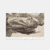 Saint Bartholomew, Apostel von Albrecht Durer Fleecedecke (Vorderseite (Horizontal))