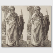 Saint Bartholomew, Apostel von Albrecht Durer Geschenkpapier (Flach)